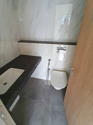 Bathroom in 3 BHK Apartment at Lodha Woods, Kandivali East – for Rent