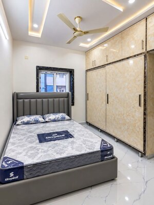 Bedroom in 1 BHK Apartment at Tunks Residency, Padmarao Nagar – for Rent