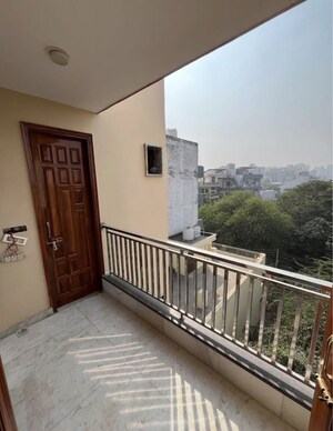Balcony in 3 BHK Builder Floor at Rajouri Garden – for Rent