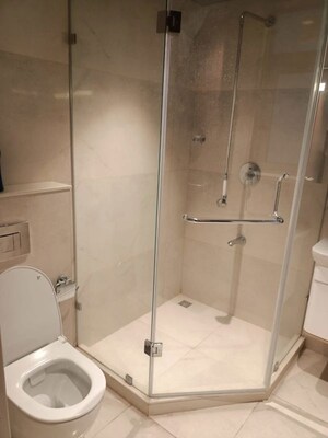 Bathroom in 4 BHK Apartment at Kasturi Epitome, Wakad – for Rent