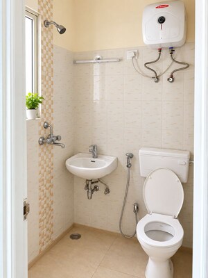 Bathroom in 2 BHK Apartment at Shree Vardhman Mantra, Sector 67 – for Rent