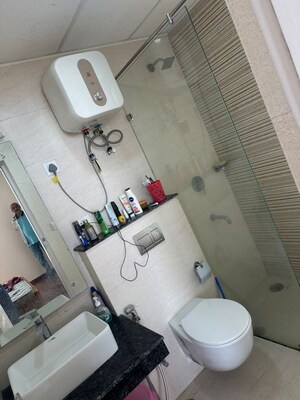 Bathroom in 2 BHK Apartment at Supertech Hues, Sector 68 – for Rent