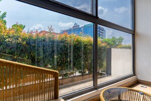 Balcony in 3 BHK Apartment at Vajram Esteva, Bellandur Outer Ring Road – for Rent