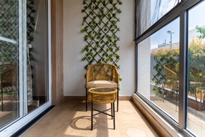 Balcony in 3 BHK Apartment at Vajram Esteva, Bellandur Outer Ring Road – for Rent