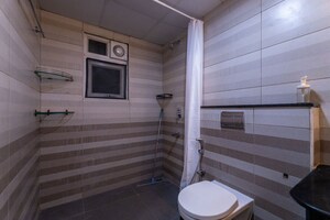 Bathroom in 3 BHK Apartment at Vajram Esteva, Bellandur Outer Ring Road – for Rent