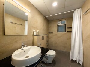Bathroom in 3 BHK Apartment at Vajram Esteva, Bellandur Outer Ring Road – for Rent