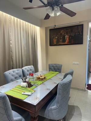 Dining area in 3 BHK Apartment at Vip Road – for Rent