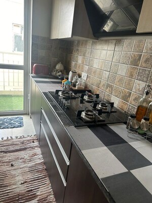Kitchen in 3 BHK Apartment at Vip Road – for Rent