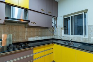 Kitchen in 3 BHK Apartment at Adarsh Palm Retreat, Marathahalli Orr – for Rent