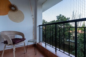 Balcony in 3 BHK Apartment at Adarsh Palm Retreat, Marathahalli Orr – for Rent