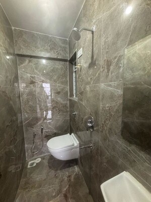 Bathroom in 1 BHK Apartment at Shraddha Classic, Bhandup West – for Rent