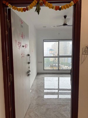 Building Lobby in 1 BHK Apartment at Shraddha Classic, Bhandup West – for Rent