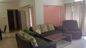 Living Room in 3.5 BHK Apartment at Brahma Suncity, Wadgaon Sheri – for Rent