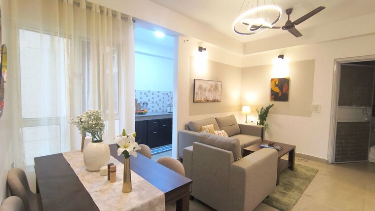 Living Room, scc-sapphire 2 Bedroom 885 Sq.Ft. Apartment In Raj Nagar Extension Ghaziabad 10690139