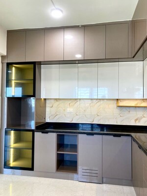 Kitchen in 3 BHK Apartment at Prestige High Fields, Gachibowli – for Rent