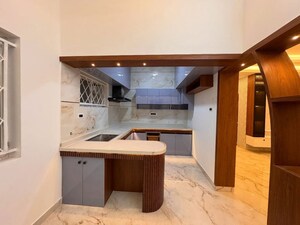 Kitchen in 3 BHK Apartment at Prestige High Fields, Gachibowli – for Rent
