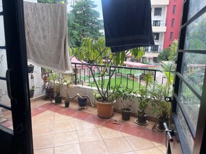 Balcony in 3 BHK Apartment at Tivoli Apartments, Baner – for Rent