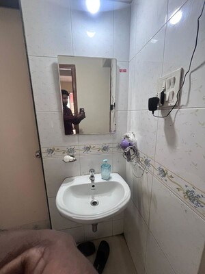 Bathroom in 3 BHK Apartment at Tivoli Apartments, Baner – for Rent