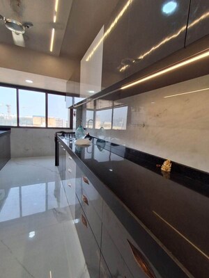 Kitchen in 3 BHK Apartment at Arihant CHS Khar West, Khar West – for Rent