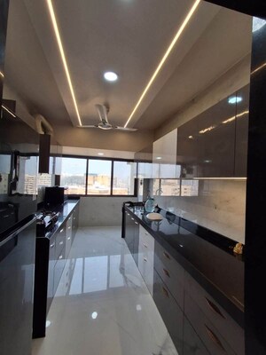 Kitchen in 3 BHK Apartment at Arihant CHS Khar West, Khar West – for Rent