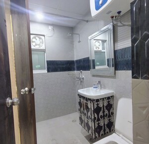 Kitchen in 2 BHK Builder Floor at Ramesh Nagar – for Rent