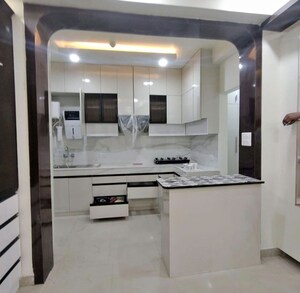 Kitchen in 2 BHK Builder Floor at Ramesh Nagar – for Rent