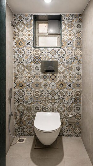 Bathroom in 1 BHK Apartment at Shramsafalya CHS Kurla, Kurla East – for Sale