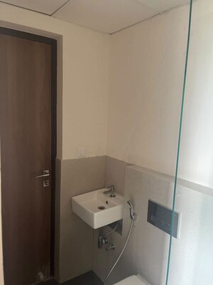 Bathroom in 1 BHK Apartment at Piramal Vaikunth, Balkum Pada – for Rent