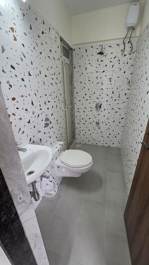 Bathroom in 1 BHK Apartment at Raunak Tulip, Vartak Nagar – for Rent