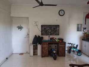 Living Room in 1 BHK Apartment at Siddhi Highland Park, Kolshet Road – for Rent