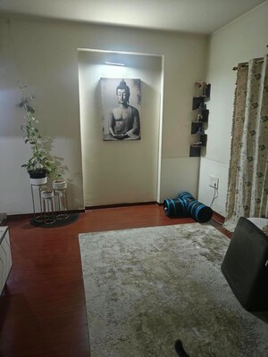 Bedroom in 2 BHK Apartment at Theme Ambience Golf View, Gachibowli – for Rent