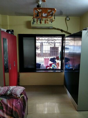 Bedroom in 1 BHK Apartment at New Anand Bhuvan CHS, Charai – for Rent