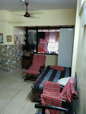 Bedroom in 1 BHK Apartment at New Anand Bhuvan CHS, Charai – for Rent