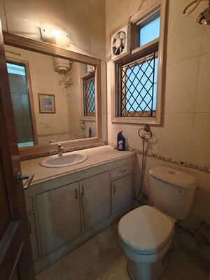 Bathroom in 3 BHK Builder Floor at Greater Kailash – for Sale