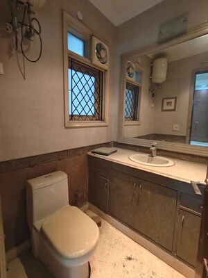 Washroom in 3 BHK Builder Floor at Greater Kailash – for Sale