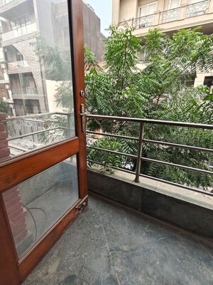Balcony in 3 BHK Builder Floor at Greater Kailash – for Sale