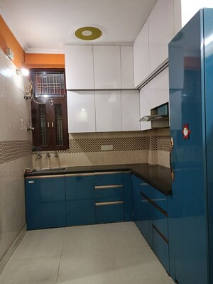 Kitchen in 2 BHK Builder Floor at Ratan Vihar – for Rent