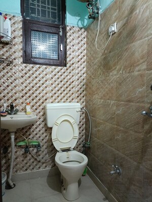 Bathroom in 2 BHK Builder Floor at Ratan Vihar – for Rent
