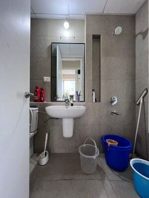 Bathroom in 3 BHK Apartment at Tata Serein, Pokhran Road No Two – for Rent
