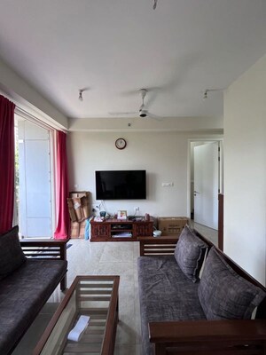 Living Room in 3 BHK Apartment at Tata Serein, Pokhran Road No Two – for Rent