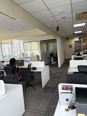 Team Area in  Office Space at Nitco Bizpark, Wagle Industrial Estate – for Rent