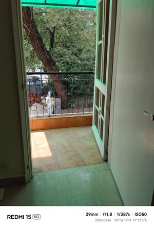 Balcony in 3.5 BHK Independent House at Sheikh Sarai – for Rent