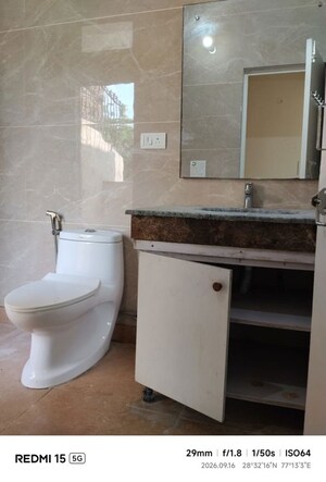 Bathroom in 3.5 BHK Independent House at Sheikh Sarai – for Rent