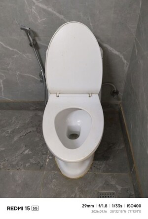 Bathroom in 3.5 BHK Independent House at Sheikh Sarai – for Rent