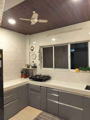 Kitchen in 3 BHK Apartment at Suyog Nagar CHS, Vasai West – for Sale