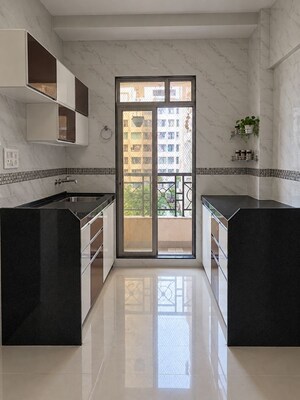 Kitchen in 2 BHK Apartment at Agarwal Lifestyle, Virar West – for Rent