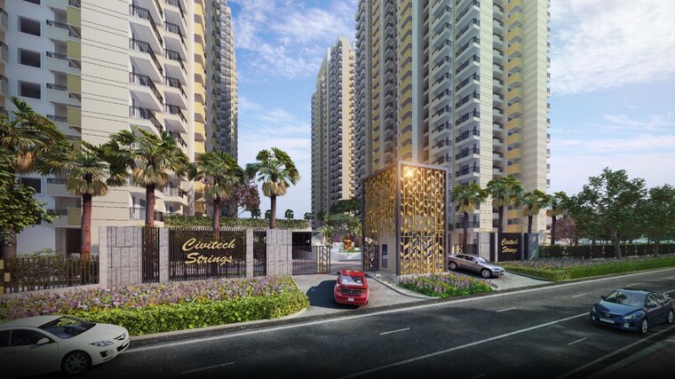 Exterior View, civitech-strings 3 Bedroom 1250 Sq.Ft. Apartment In Sector 12 Greater Noida Greater Noida 10690409