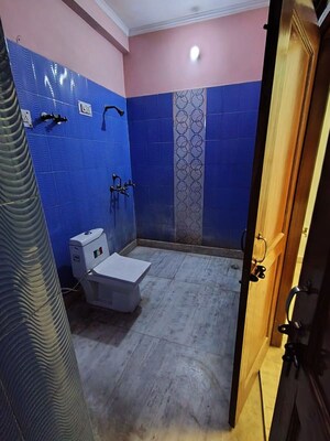 Bathroom in 3 BHK Builder Floor at Niharika Building, Niti Khand I – for Rent