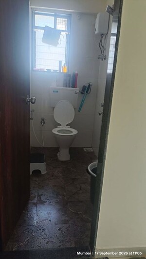 Bathroom in 1 BHK Apartment at Swaroop Harmony, Vakola – for Rent