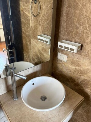 Bathroom in 3 BHK Apartment at Lodha Grandeur, Prabhadevi – for Rent